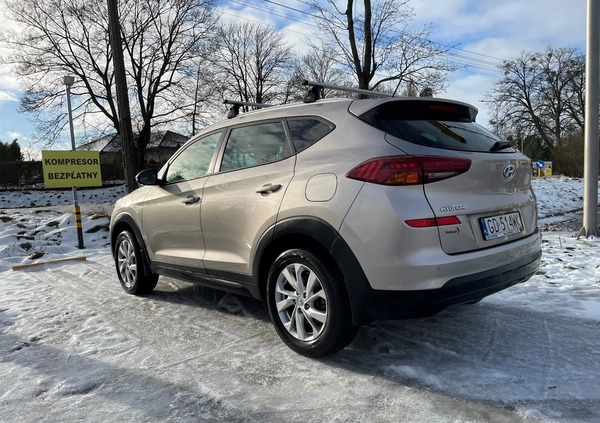 Hyundai Tucson cena 87500 przebieg: 52000, rok produkcji 2019 z Hajnówka małe 67